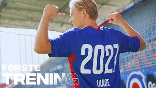 Første trening Carl Lange er på plass i Oslo [upl. by Lyrradal]