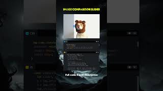 Image Comparison Slider javascript css codetomato [upl. by Melbourne]