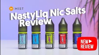 Nasty Juice NastyLiq Nic Salts Review [upl. by Keyes819]