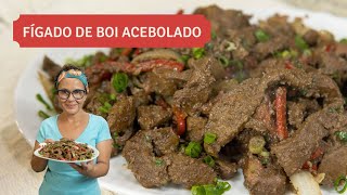 Meu segredo para fazer o melhor FÍGADO DE BOI ACEBOLADO que você vai comer SUPER MACIO E SUCULENTO [upl. by Suivatnad554]