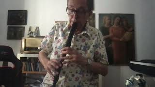 A Bova Prelude in unusual key no 18 F major for alto recorder [upl. by Eustasius]