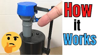 How Toilet Fill Valves Work [upl. by Enaasiali576]