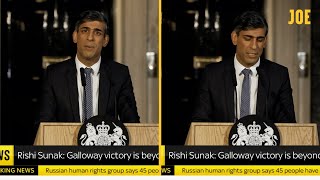 Rishi Sunak gives bizarre lastminute speech condemning farright and Islamist tensions [upl. by Atinet]