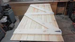 DIY Barn Door Build [upl. by Dulla]