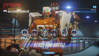 Overwatch 1 Bastion No Commentary Overwatch Gameplay 1080p 60 PC [upl. by Yelich428]