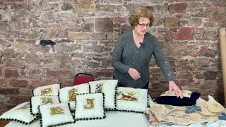 Sunday Antique Crewel Work Collection Video 34  Colours of the Arts amp Crafts Movement [upl. by Rosenfeld865]