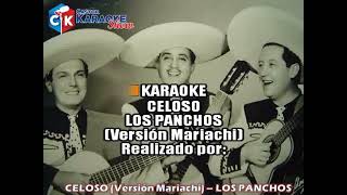 karaoke celoso version mariachi los panchos [upl. by Ayekal]