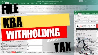 How to file KRA Withholding Tax Return Easy StepbyStep Guide [upl. by Tallia4]