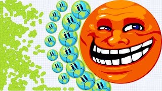 Agario Solo Funny Troll Team Battle Mobile Agario Gameplay [upl. by Rahcir]