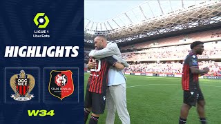 OGC NICE  STADE RENNAIS FC 2  1  Highlights  OGCN  SRFC  20222023 [upl. by Brigitta]