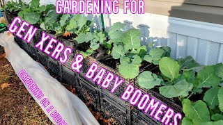 Gardening tips and solutions for folks 40 and older Gardening with limited mobility and less work [upl. by Ilegna]