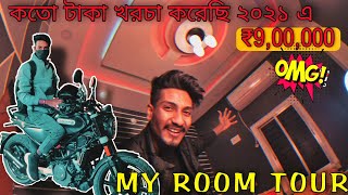 কতো টাকা কামাই youtube থেকে 💸 MY ROOM TOUR 2021এ কতো টাকা খরচা করলাম😱 chottochele [upl. by Tutt855]