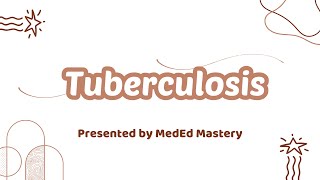 Tuberculosis part 2 Diagnosis Treatment and complications\ [upl. by Ramsdell]