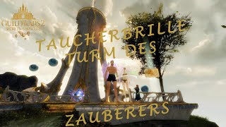 Gw2 Erfolg Taucherbrille Turm des Zauberers  Wizard´s Tower Diving Goggles [upl. by Airbmak]