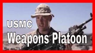 What is a USMC Weapons Platoon [upl. by Pulcheria]