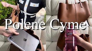 Polene Cyme in Camel Unboxing  what fits how I style it  review [upl. by Bowra]