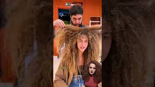 INCREÍBLE CAMBIO DE LOOK DE PELO RIZADO tips beauty reaction [upl. by Nelak494]