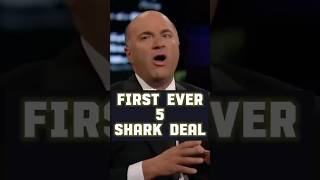 The first ever 5 shark deal on shark tank [upl. by Adia592]