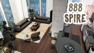 FINALLY 888 Spire Apartment  The Sims 4 Apartment Renovation Speed Build [upl. by Dominga]