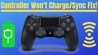 How to Repair Playstation 4 Dualshock 4 Controller Charging Issue  PS4 DS4 wont charge sync [upl. by Nuahsyd]