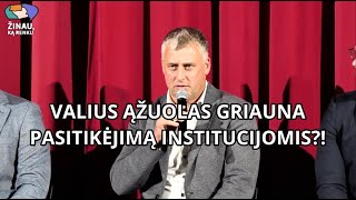 Valius Ąžuolas sugriovė pasitikėjimą institucijomis  Žinau ką renku  Debatai [upl. by Selassie]