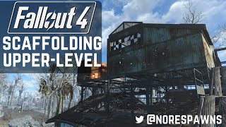 Fallout 4  SanctuaryGreentop House Scaffolding UpperLevel [upl. by Gruver]