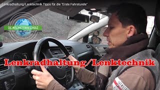 LenkradhaltungLenktechnik Tipps für die quotErste Fahrstundequot [upl. by Elayor]