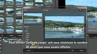 PowerDirector 10 tutoriel  Comment utiliser léditeur de découpe dimage [upl. by Zilvia]