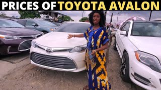 Toyota Avalon New Price Review In Lagos Nigeria [upl. by Strohbehn323]