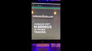 👉 SHORTCUTS — New tracks in Pro Tools 📹 Thomas Dulin [upl. by Sorilda]