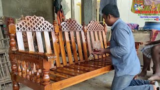 How to polish wood furniture amp sofa  wood polish kaise karen [upl. by Baelbeer]