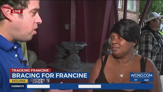 Residents in Houma bracing for Hurricane Francine [upl. by Skill174]