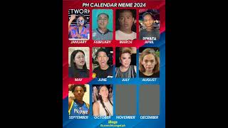 Philippines Meme Calendar So Far meme calendar ph 2024 2024shorts [upl. by Yral]