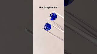 Blue Sapphire Pair corundum gemstone jewelrydesigner Sapphire jewellery [upl. by Adnilam]