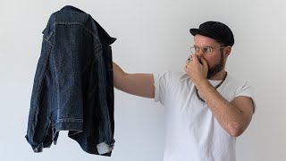 After 5 Years I Finally Wash My Raw Denim Jacket [upl. by Tadio335]