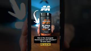 MuscleTech AlphaTest Thermo XTR review testosteronebooster for men muscletech shorts shortsfeed [upl. by Wildee582]