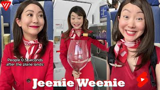 1 HOUR Jeenie Weenie Shorts 2024  Funny Sandra Jeenie Kwon Cabin Crew Shorts 2024 [upl. by Dumm]