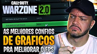 COD WARZONE 20  Como CONFIGURAR os GRÁFICOS pra AUMENTAR o FPS e a VISIBILIDADE  EXPLICAÇÃO [upl. by Kile]