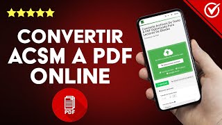 ¿Convertir archivos de formato ACSM a PDF Online  Los mejores sitios [upl. by Vola]