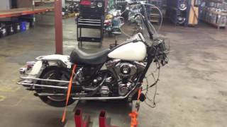 2002 Harley Davidson Road King Police FLHPI wht 1700 Fallen Cycles [upl. by Dorise]