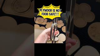 Discover the right way to seal your lasercut plywood and make it foodsafe🍴lasercut tutorial diy [upl. by Donaugh]