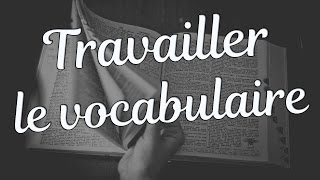 TRAVAILLER LE VOCABULAIRE [upl. by Narmak]