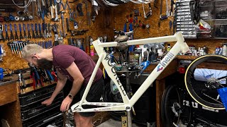 2024 Cinelli Vigorelli Special White AluminiumTrackBike S01E01 Dream Build BTS  Fixie Corner Vlog [upl. by Dorita]