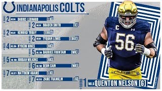 Indianapolis Colts Draft Picks  PFF [upl. by Camile]