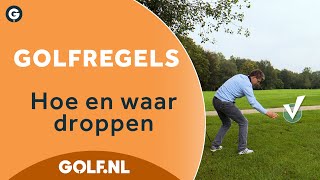 Golfregels  Droppen volgens de regels [upl. by Merkley]