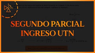 Ejercicio Segundo Parcial Curso Ingreso UTN FRBA 17 [upl. by Nart]