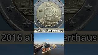 2 Euro Gedenkmünze Elbphilharmonie 2023 coin coincollecting wissen currency münzen euro [upl. by Zirkle844]