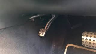 How to adjust Mercedes Benz W203 Handbrake 20032007 C E G amp S class [upl. by Coshow]