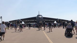 Active Military arrivals at EAA Airventure Oshkosh 2024 B52 A10 and More osh24 airventure [upl. by Scopp]