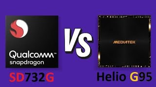 Qualcomm Snapdragon 732G Vs Mediatek Helio G95  Benchmark Comparison [upl. by Aeneas]